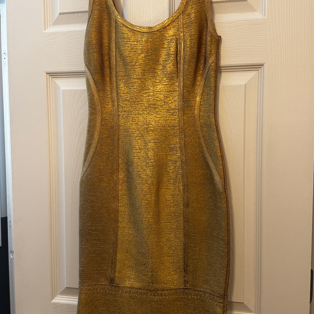 Metallic Gold dress